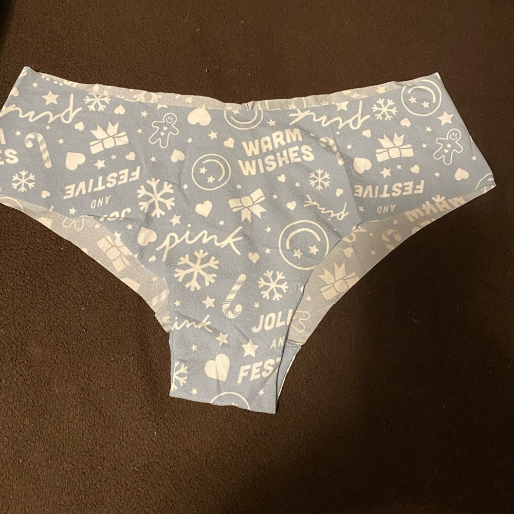 Victoria’s Secret pink logo graffiti seamless cheeky panty